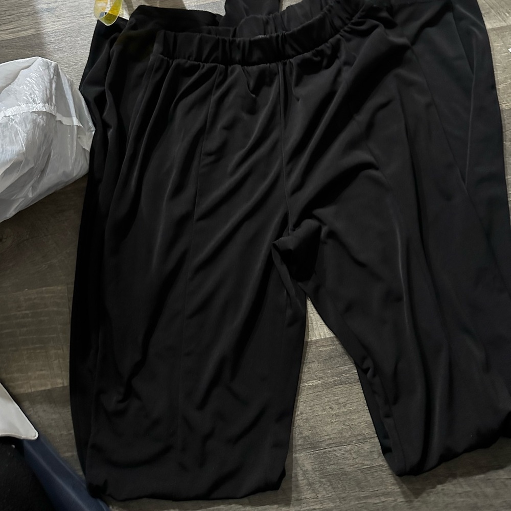 Black Flare Pants